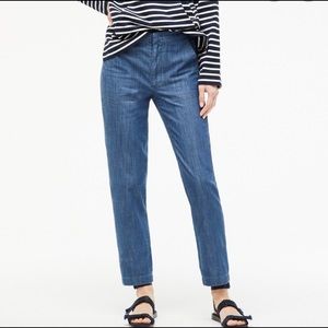 J.Crew Zip Up Seaside Crop Ankle Pants Size 4